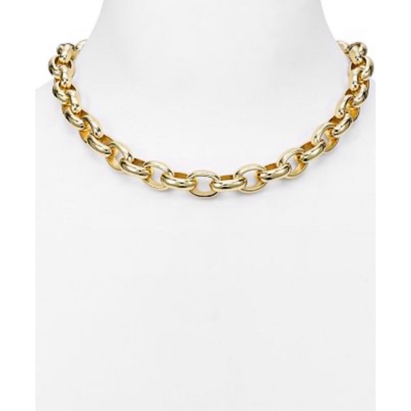 Ralph Lauren Jewelry - Lauren Ralph Lauren, Gold-Tone Oval-Link Necklace